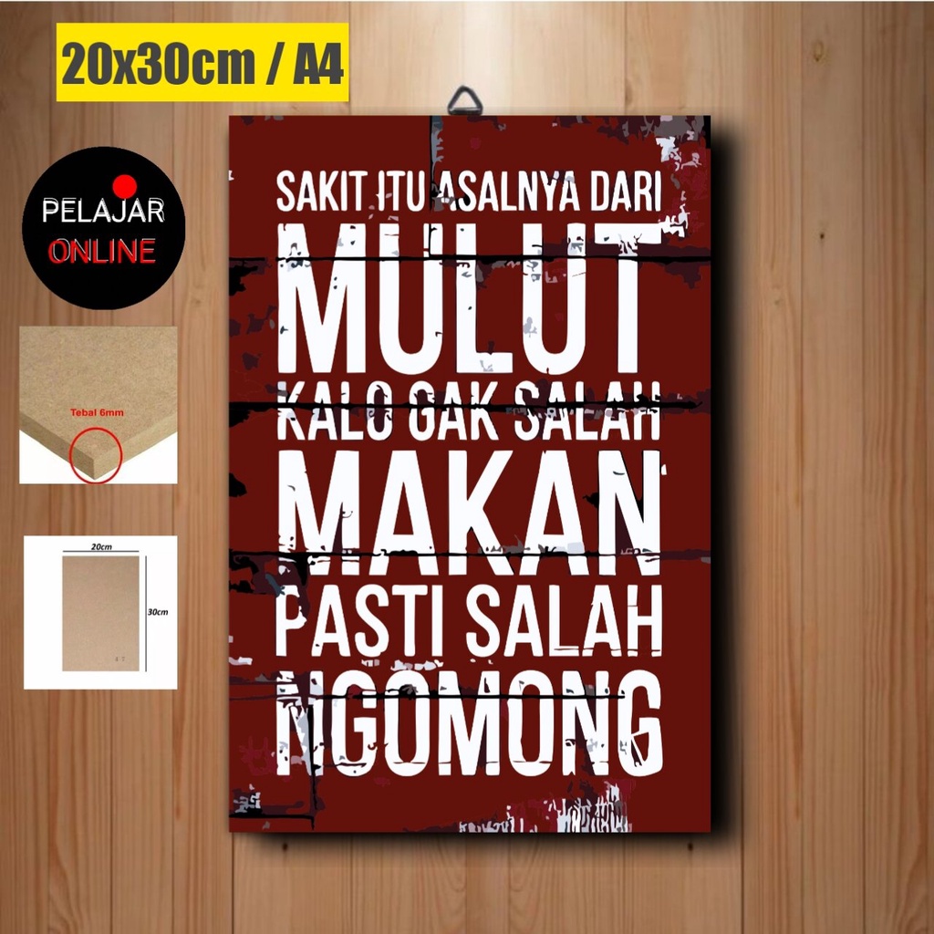 Jual Hiasan Dinding Motivasi Pajangan Dinding Poster Bingkai