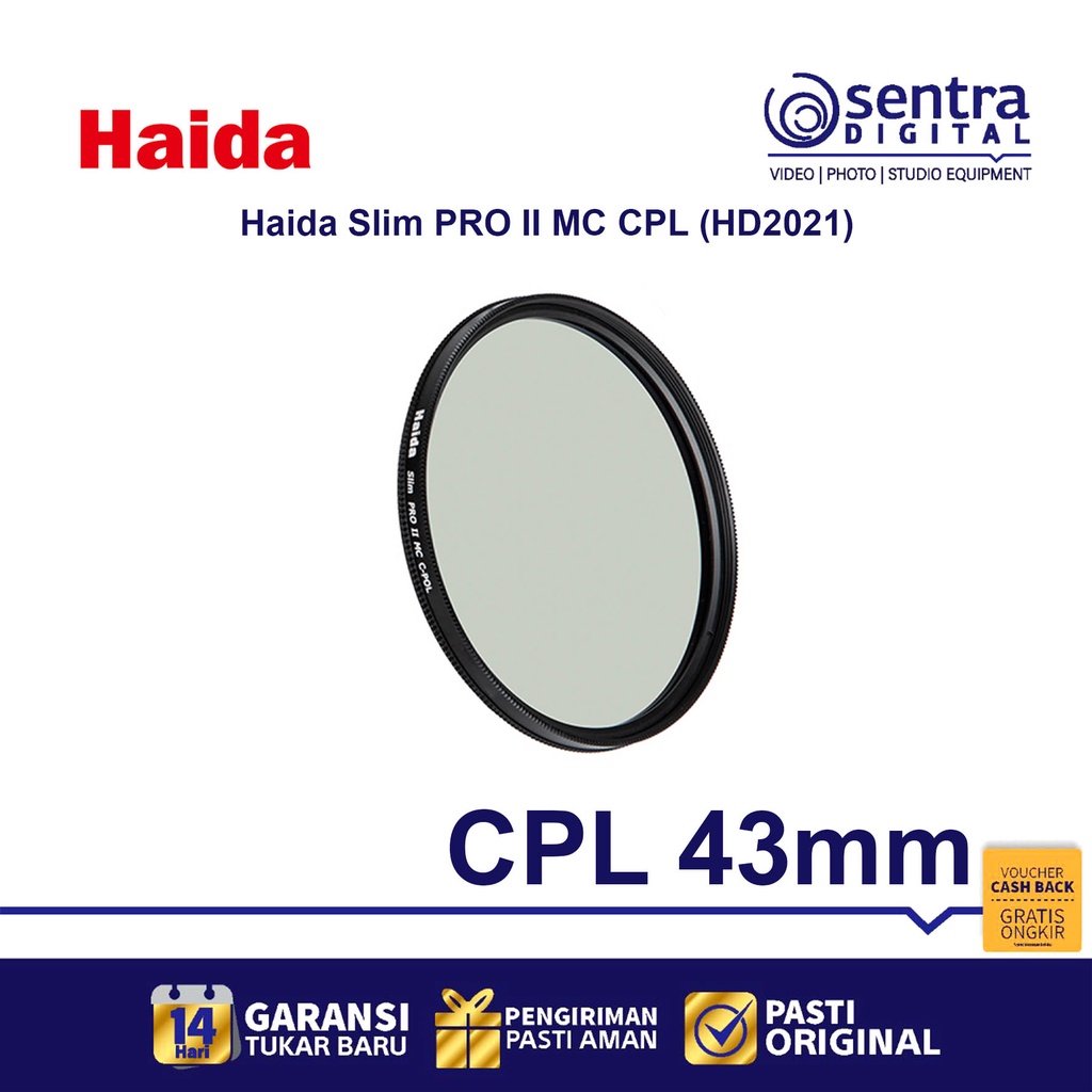 Jual Haida Slim Pro Ii Multi Coating Cpl Mm Hd Shopee Indonesia