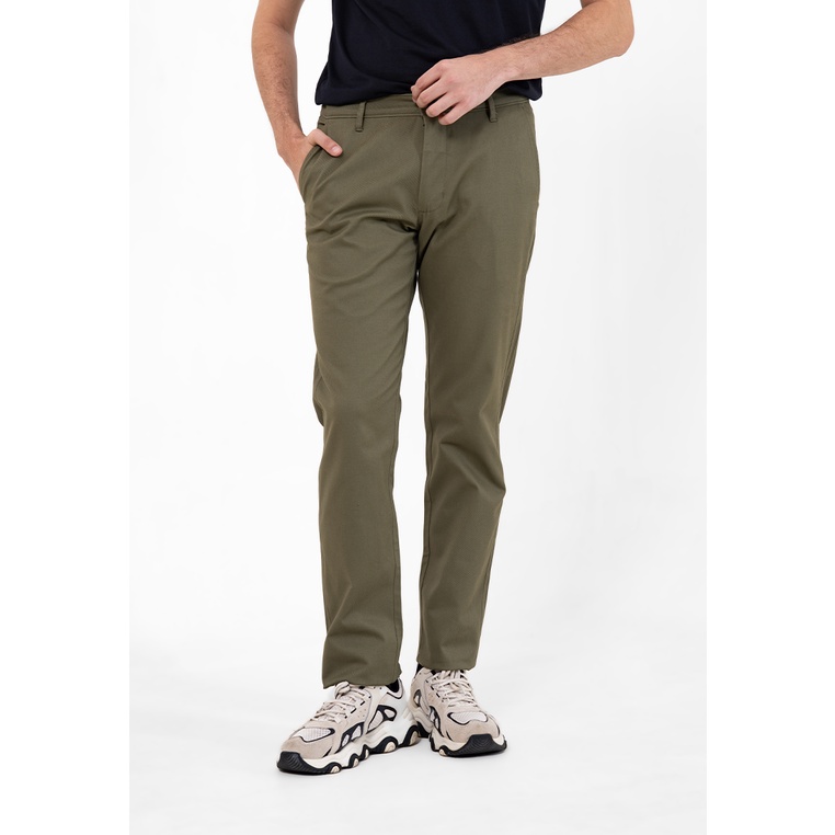 Jual MEN S TOP Celana Panjang Chino Pria Slim Fit PANTALON OLIVE