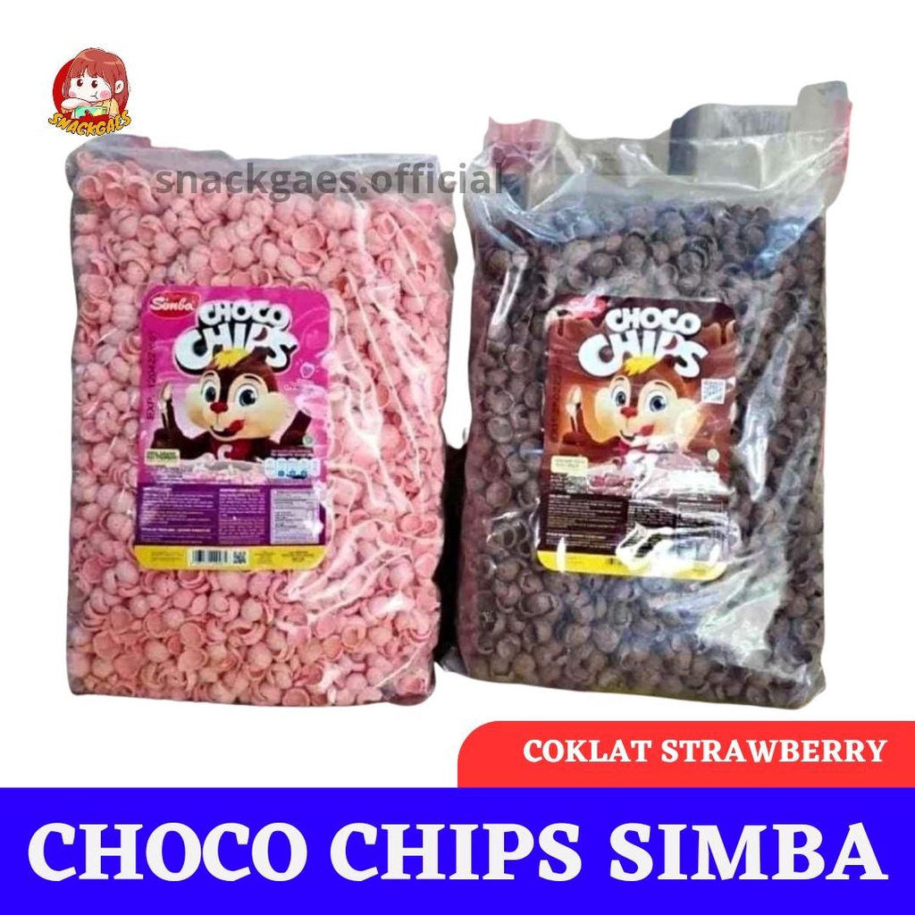 Jual Bal Gr Choco Chips Simba Choco Crunch Coklat Strawberry