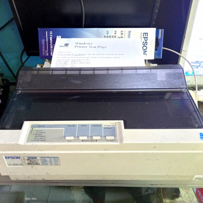 Jual Printer Dot Matrix Epson Lx Ii Lx Ii Lx Ii Usb Siap