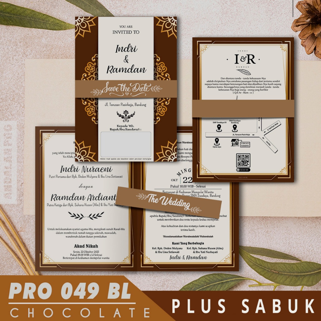 Jual Kode Toko S Pro Bl Chocolate Plus Sabuk Cetak