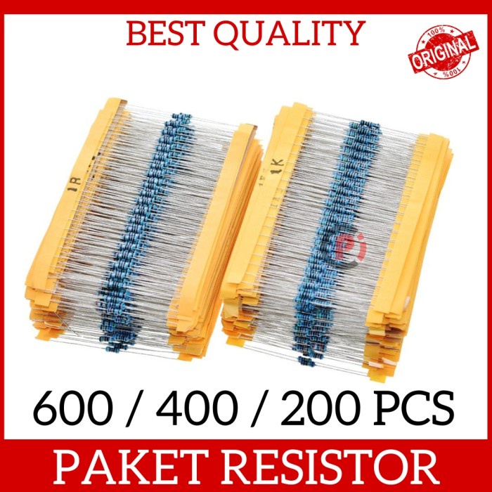 Jual Paket Resistor Watt Pcs Banyak Nilai Ohm