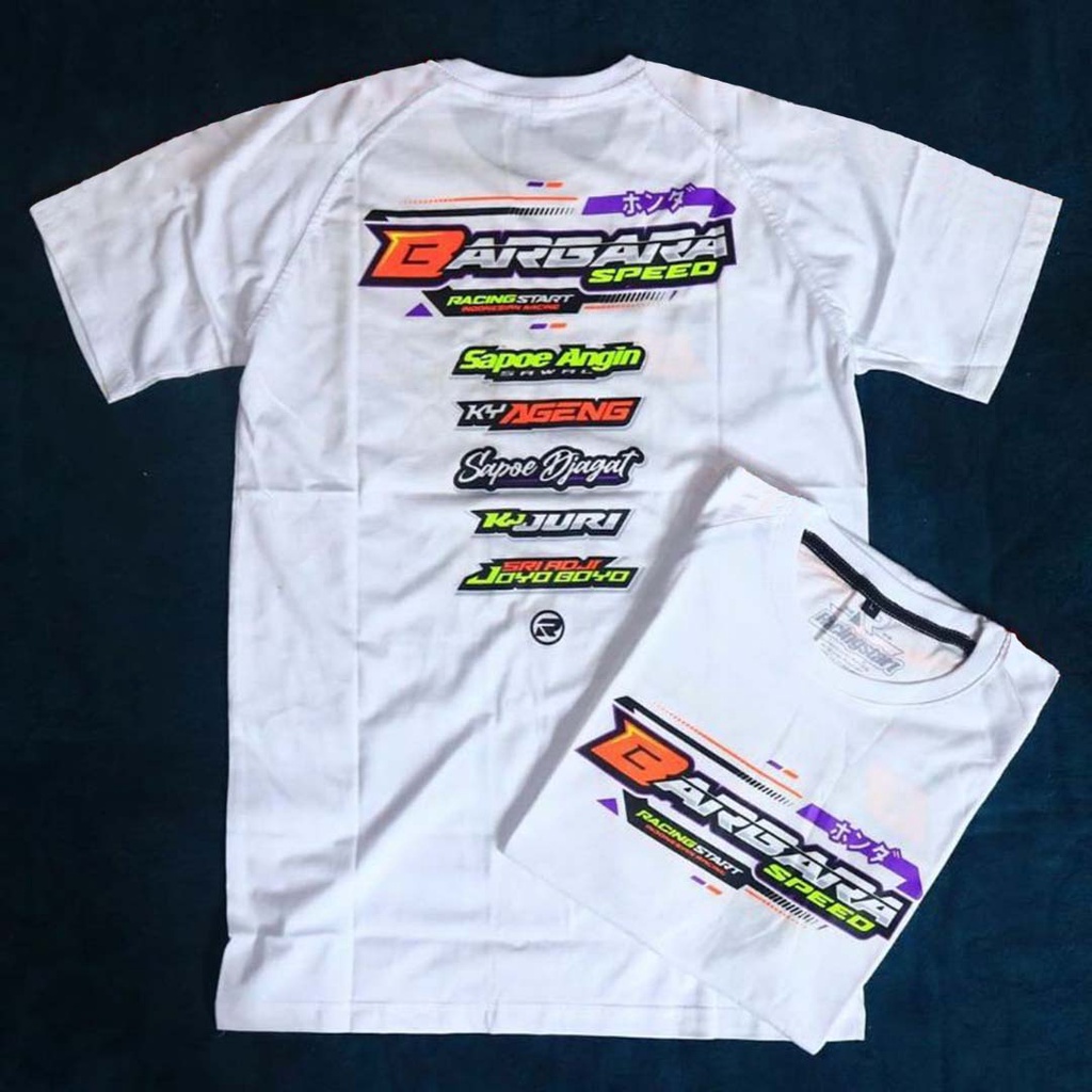 Jual Kaos Barbara Speed Kaos Barbara Speed Ky Ageng Kaos Racing