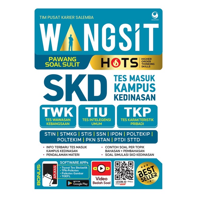 Jual Buku Wangsit Hots Skd Tes Masuk Kampus Kedinasan Twk Tiu Tkp