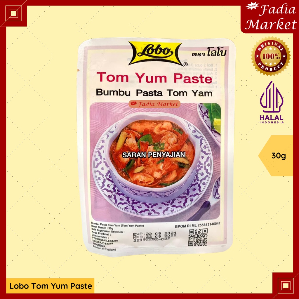 Jual Lobo Bumbu Tom Yum Yam Tomyum Tomyam Thailand 30g Shopee Indonesia