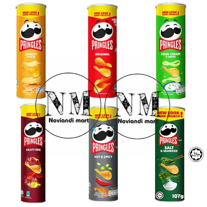 Jual Dlp Keripik Kentang Pringles Potato Chips Gram