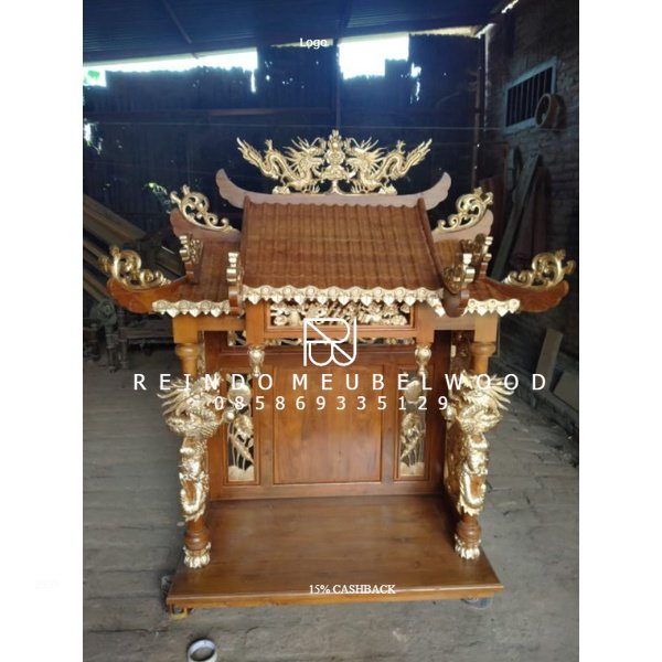 Jual Meja Altar Kayu Jati Meja Sembahyang Dewa Rmw Shopee Indonesia