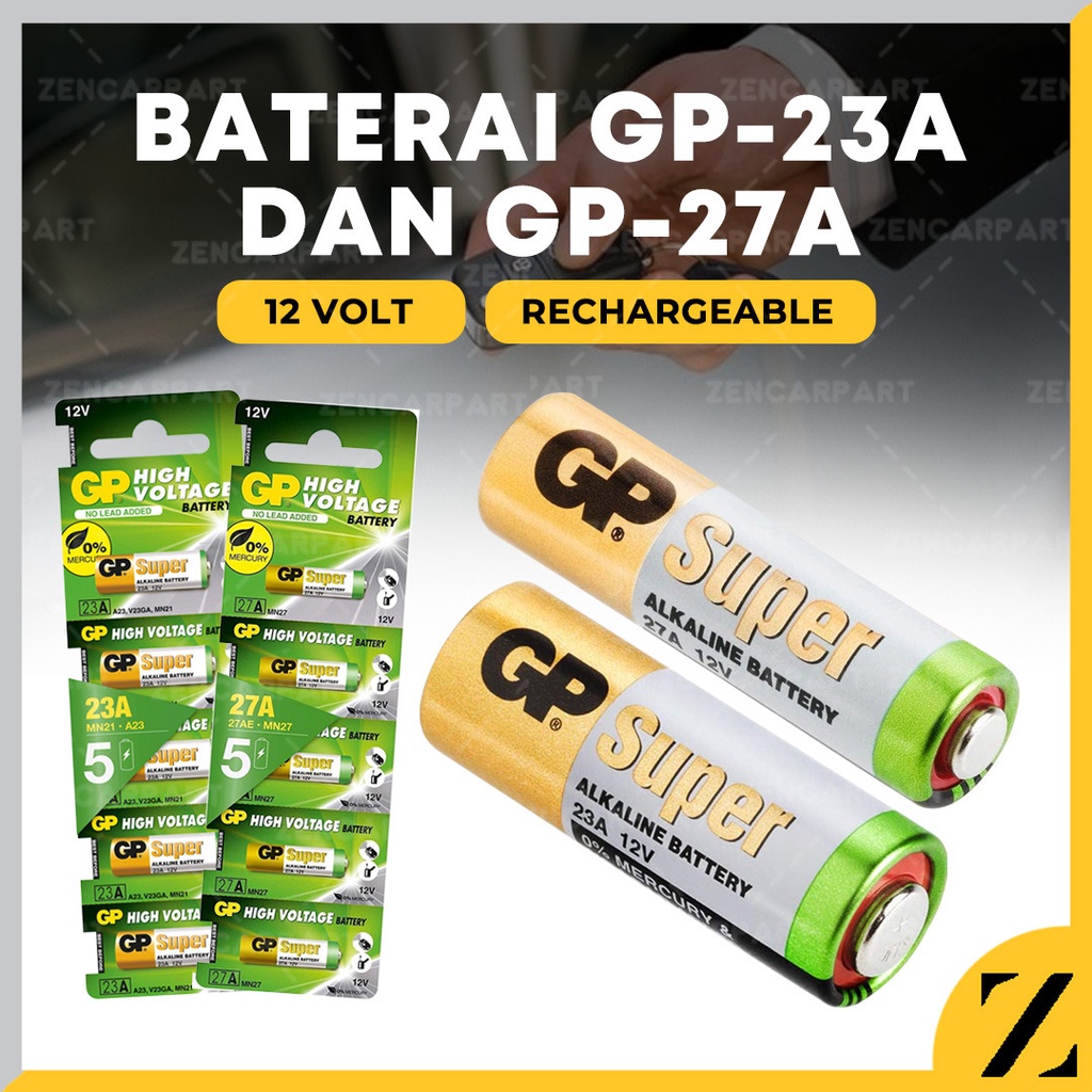 Jual Battery Baterai Batrei GP Super GP23A GP27A GP 23A GP 27A GP 23A