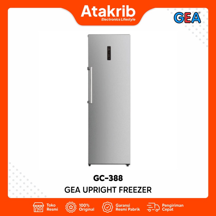 Jual GEA UPRIGHT CHILLER GC 388 GC388 No Frost Shopee Indonesia