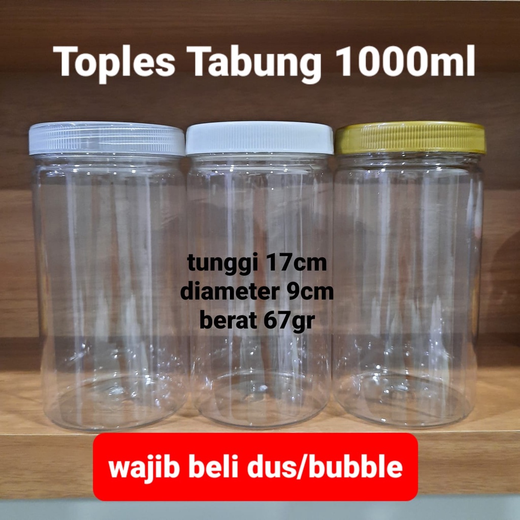 Jual Toples Tabung Silinder Ml Plastik Pet Shopee Indonesia