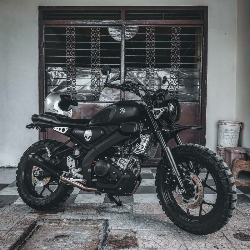 Jual Knalpot Yamaha Xsr Smoke Muffler Jap Black Series Shopee