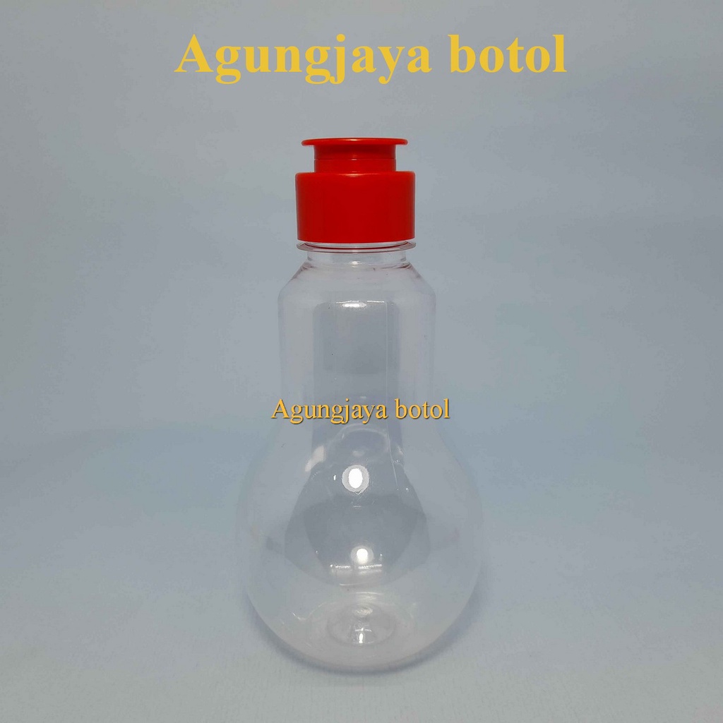 Jual Botol Pet Ml Lampu Natural Tutup Fliptop Jamur Botol Plastik