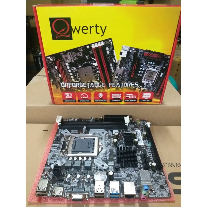 Jual 367 COMP MOTHERBOARD QWERTY H81 LGA 1150 Shopee Indonesia