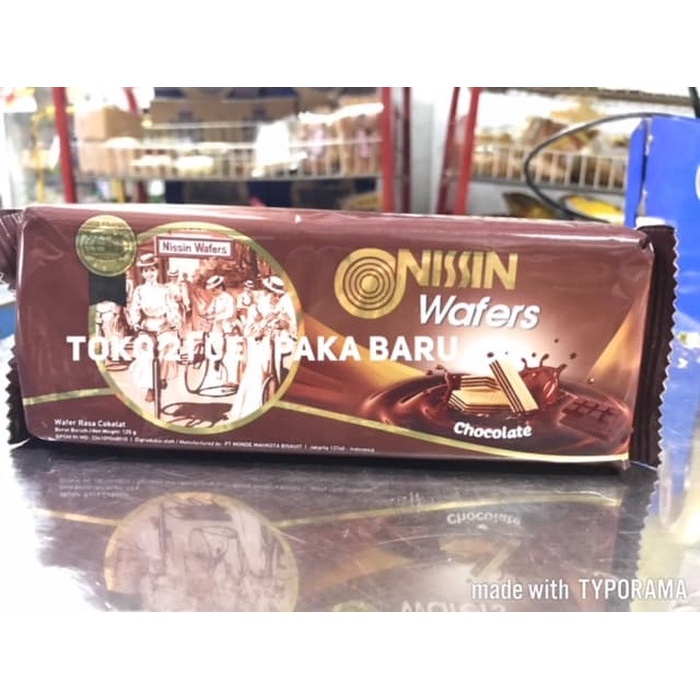 Jual Nissin Wafers Chocolate Gram Wafer Biskuit Coklat Cokelat