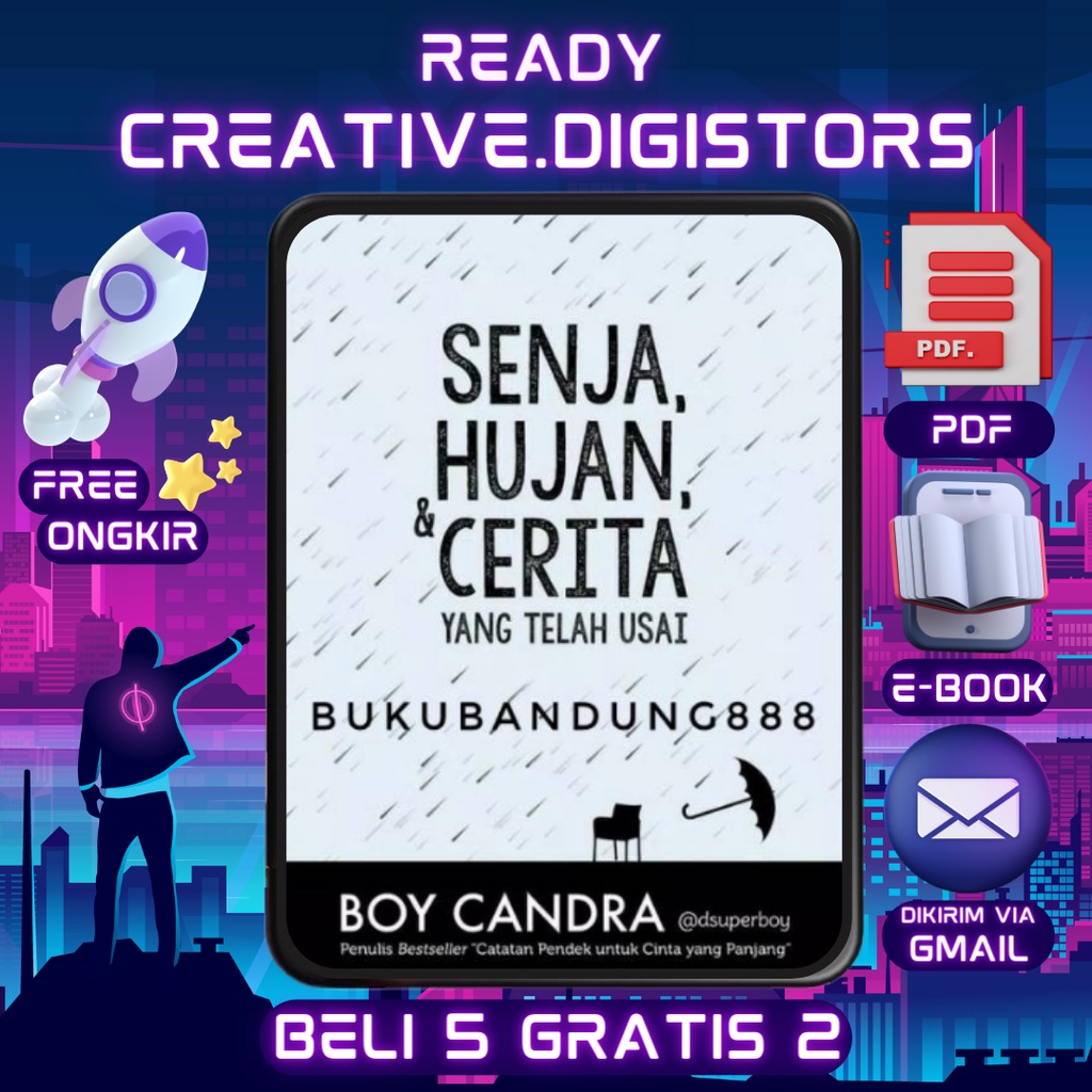 Jual Beli Gratis E Book Digi Senja Hujan Dan Cerita Yang Telah