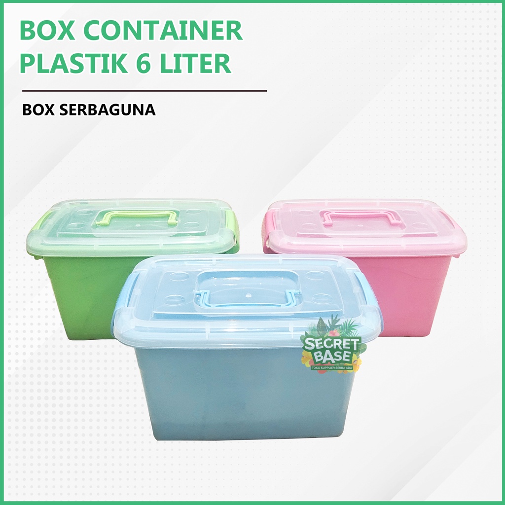 Jual Box Container Liter Pegangan Box Plastik Serbaguna L