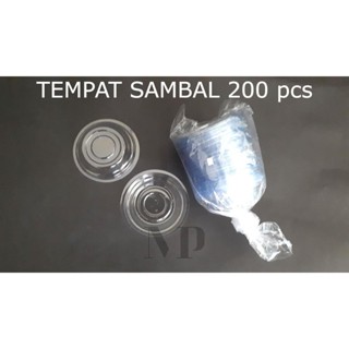 Jual Wadah Sambal Plastik Isi Pcs Mika Cup Tray Tempat Saus Sambal