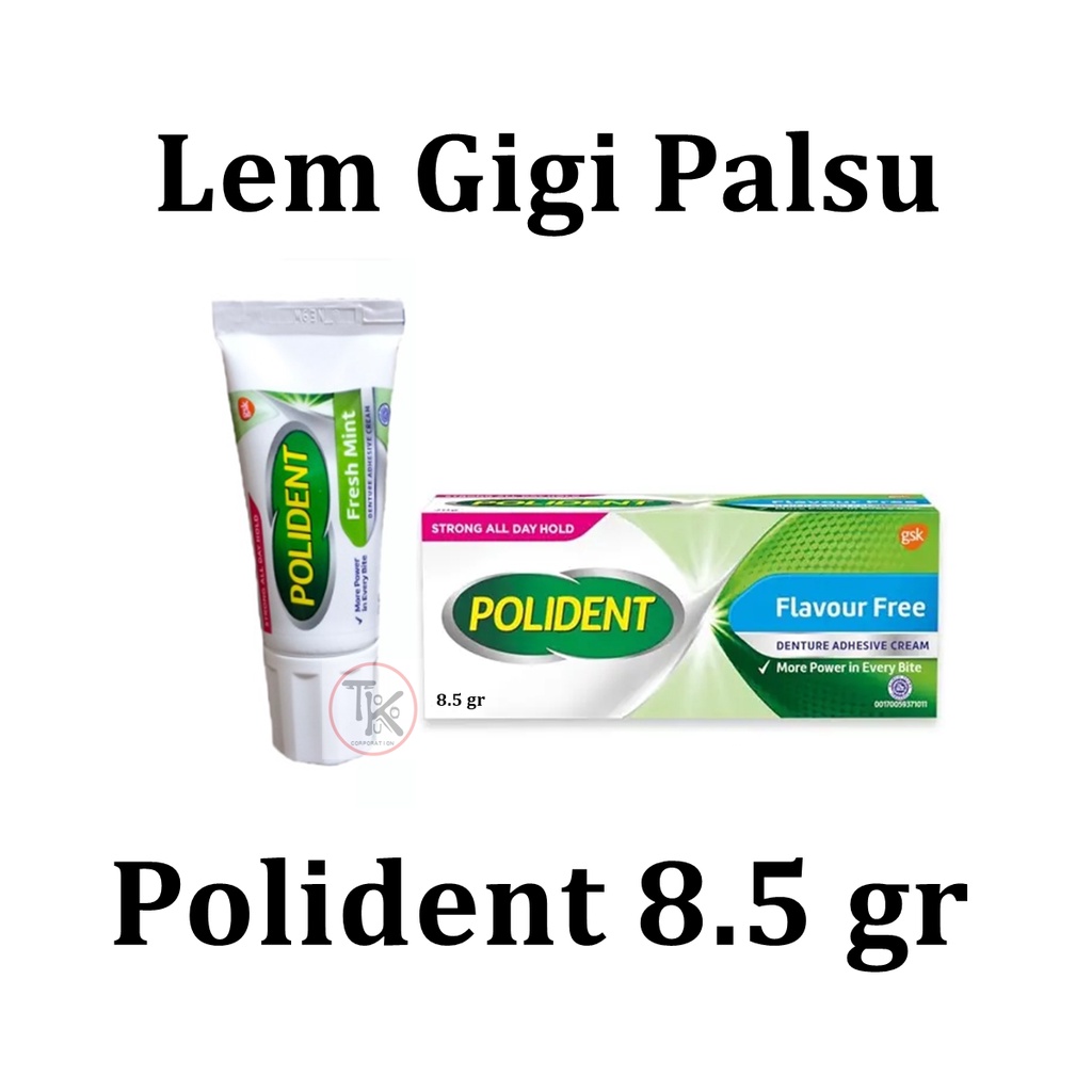 Jual Polident Lem Gigi Palsu Fresh Mint Lem Perekat Gigi Palsu