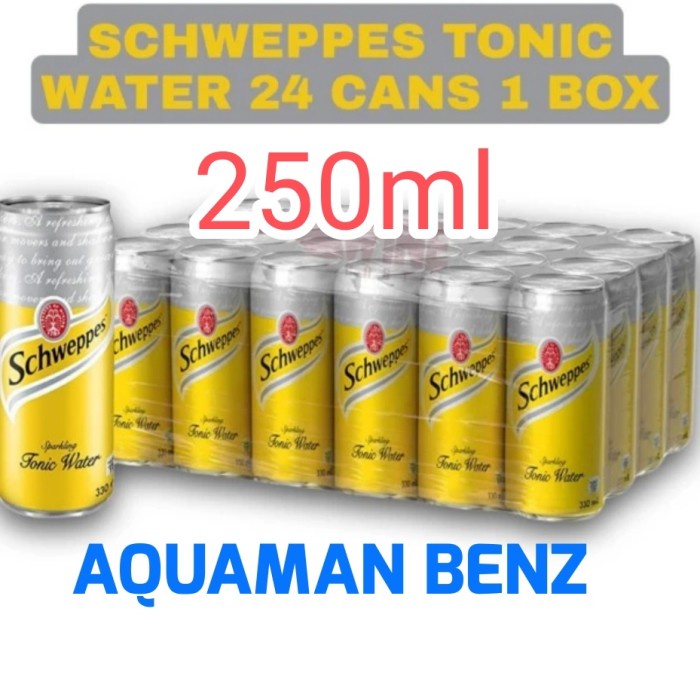 Jual Schweppes Tonic Water Ml Karton Isi Kaleng Gosend Grab