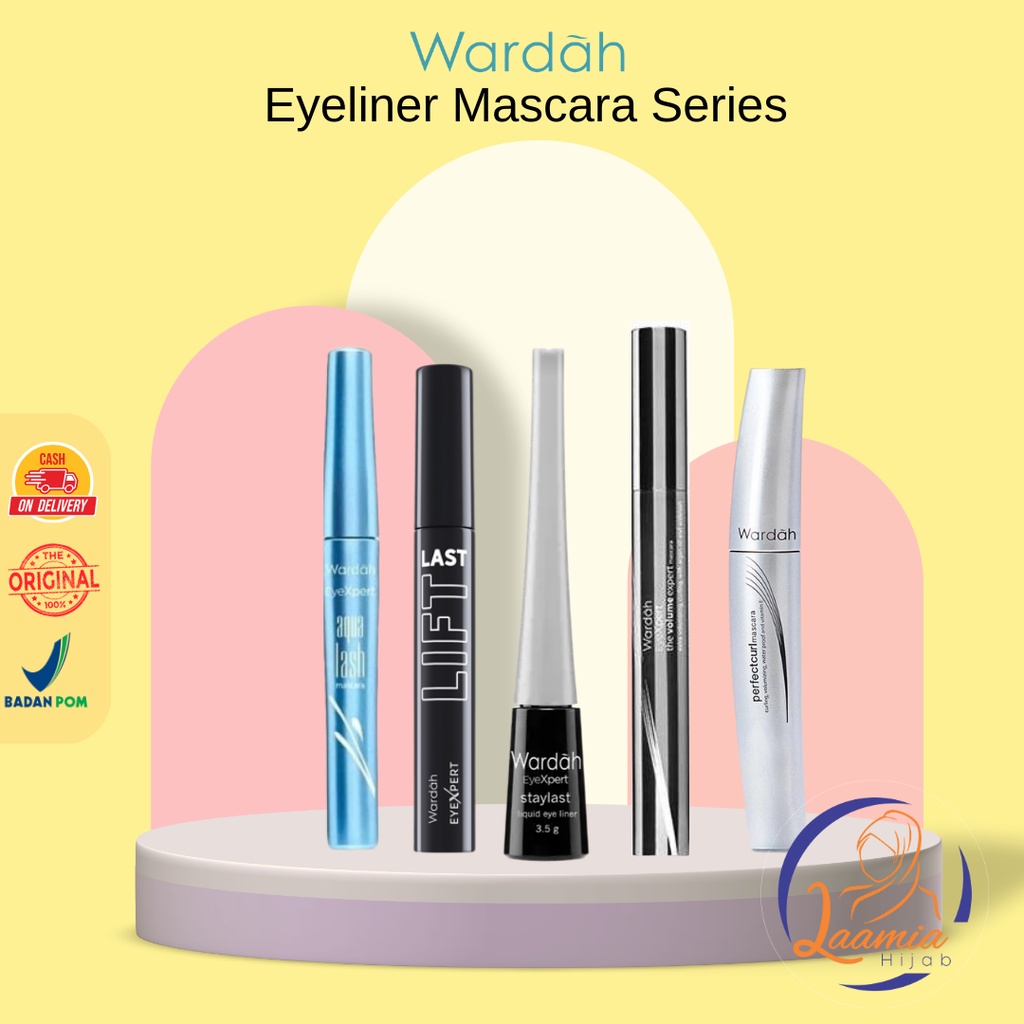 Jual Wardah Eyexpert Series Eyeliner Maskara Lash Serum Aqua