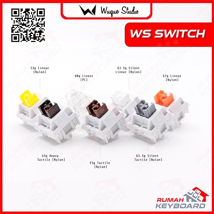 Jual Switch Wuque Studio Ws Switch Series Pin Factory Lube