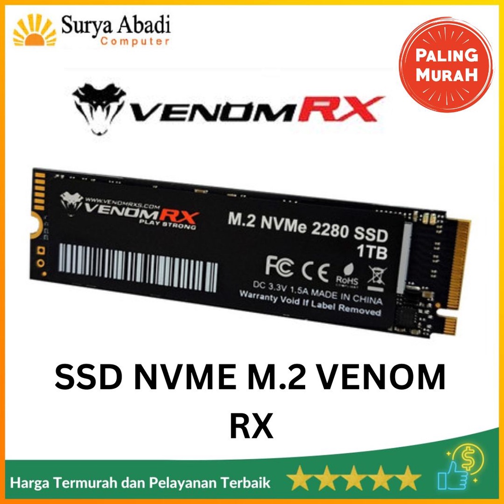 Jual Venom RX Venom RX 1TB SSD NVMe M 2 Gen 3x4 R W 1900 1700mb Laptop