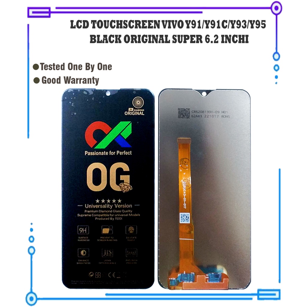 Jual Lcd Touchscreen Vivo Y Y C Y Y Black Og Super