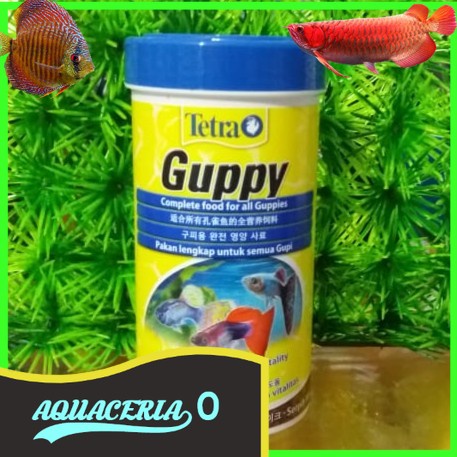 Jual TETRA GUPPY ORI TETRA GUPY 75 Gr PAKAN IKANMAKANAN IKAN GUPPY