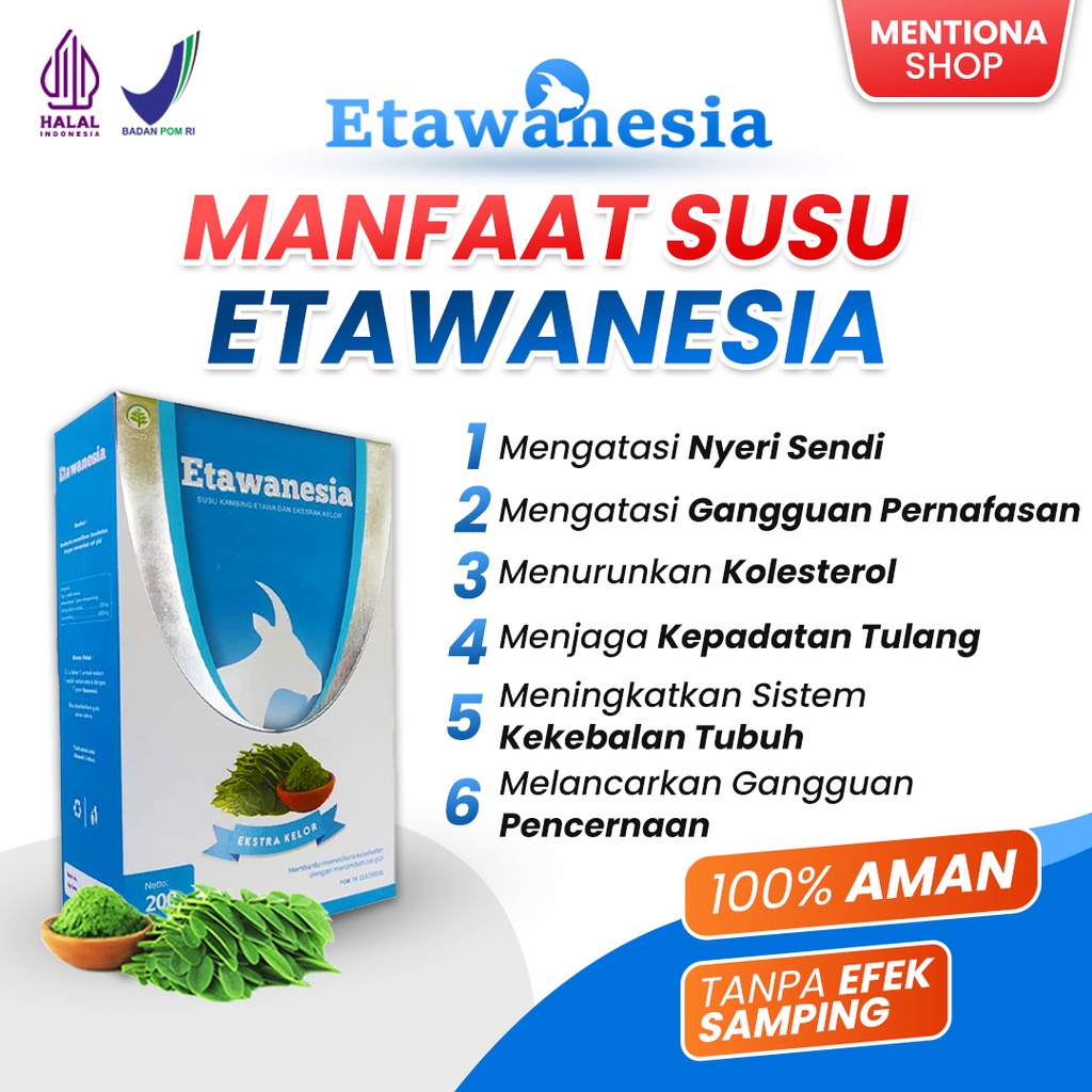 Jual Susu ETAWANESIA Susu Kambing Etawa Asli Dan Ekstrak Moringa Provit