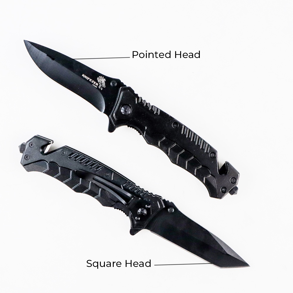 Jual Pisau Lipat Knifezer Boker Square Head Portable Survival Knife