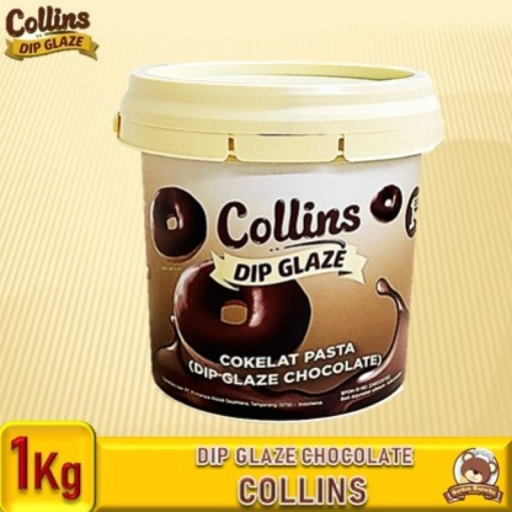 Jual Collins Dip Glaze Chocolate Selai 1Kg COD Shopee Indonesia