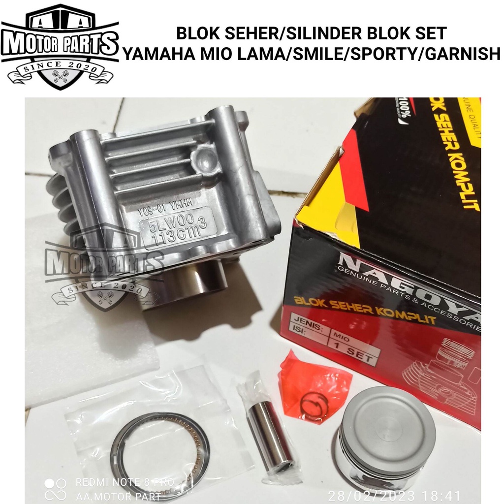 Jual Blok Seher Buring Silinder Blok Set Assy Yamaha Mio Lama Mio