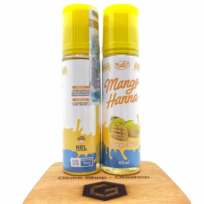 Jual Liquid Mango Hanna Ml By Dr Juice Liquid Freebase Mangga Ice