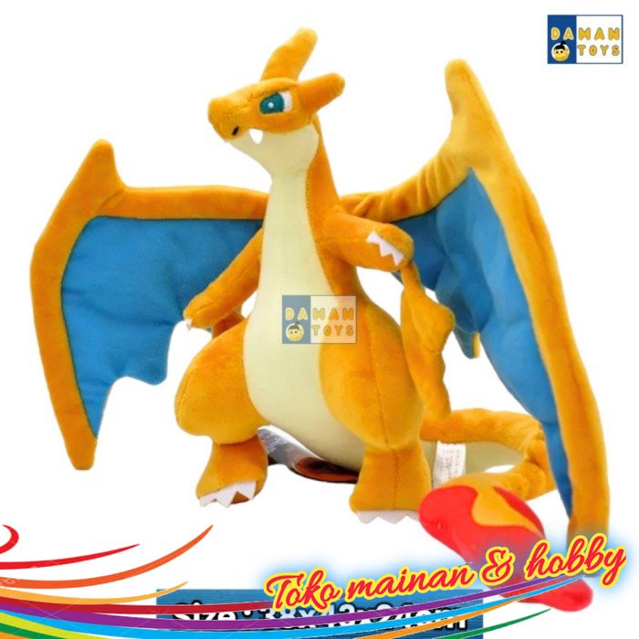 Jual TERBARU Boneka Pokemon Mega Charizard X Lucario Shiny Luca