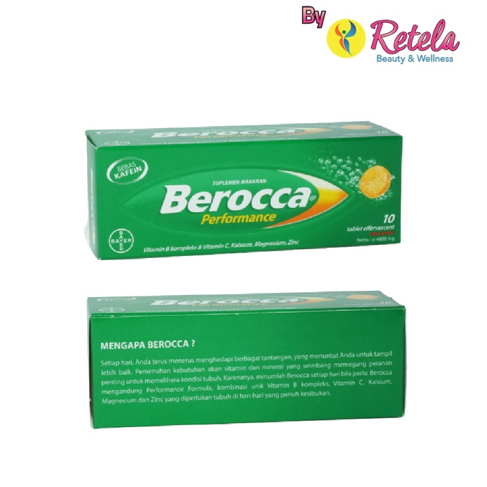 Jual BEROCCA EFFERVESCENT PLUS GINSENG 1 TUBE ISI 10 TABLET Shopee