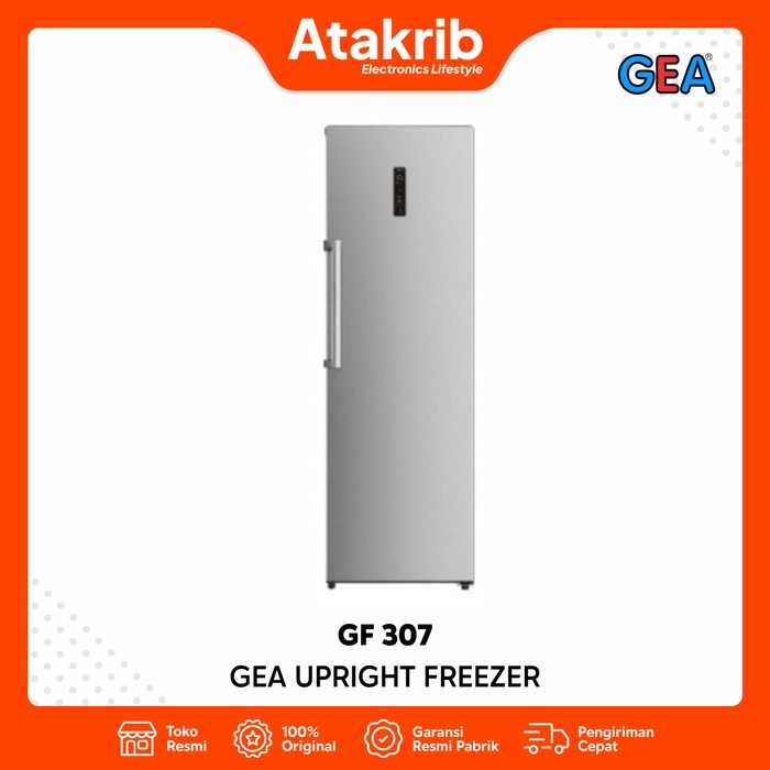 Jual GEA UPRIGHT FREEZER GF307 GF 307 Kapasitas 307 Liter Shopee