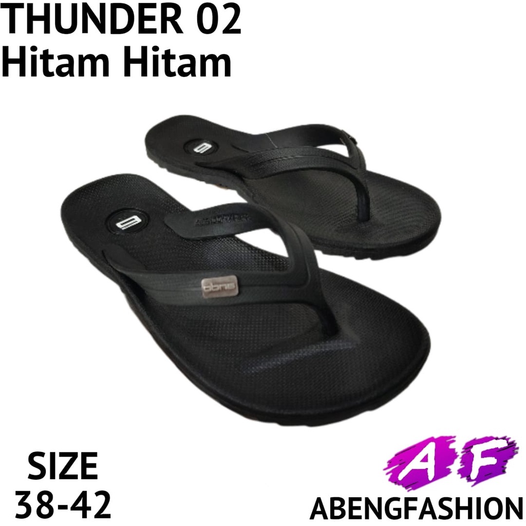 Jual Ando Thunder Sandal Jepit Pria Karet Ukuran Shopee