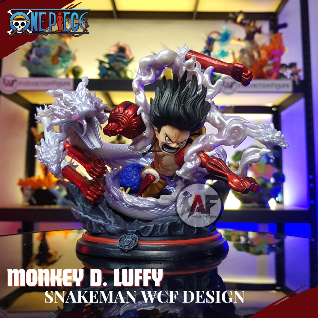 Jual Action Figure Statue One Piece Monkey D Luffy Snakeman Wcf Design