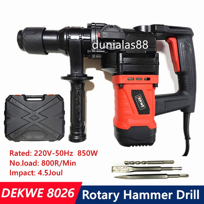 Jual Dekwe Mesin Bor Bobok Beton Mm Rotary Hammer Drill Jack