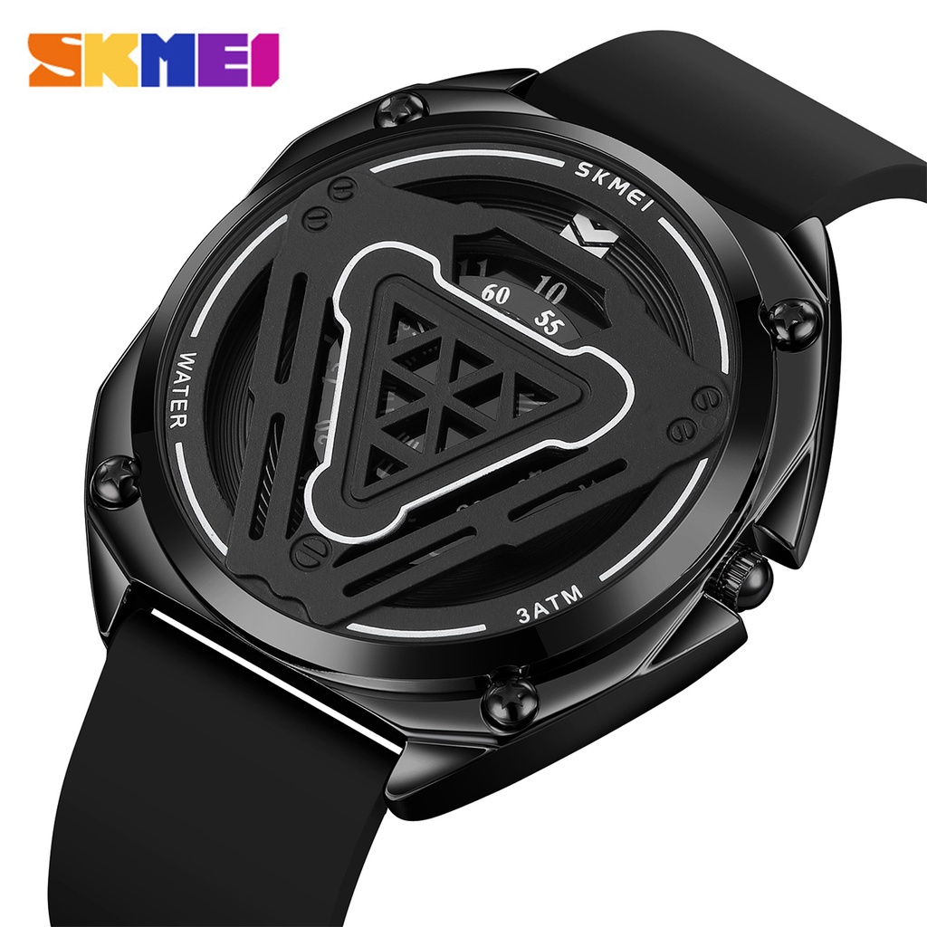 Jual Skmei Jam Tangan Pria Analog Tali Silicone Mgos Shopee