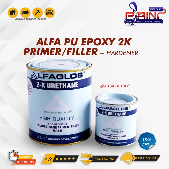 Jual Epoxy Alfa Polyurethane Filler Base Kg Hardener Shopee