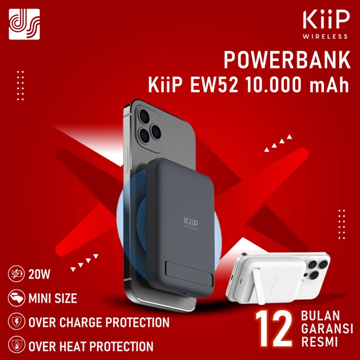 Jual Kiip Wireless Ew Powerbank Magnetic Magsafe W Fast Charging Qc