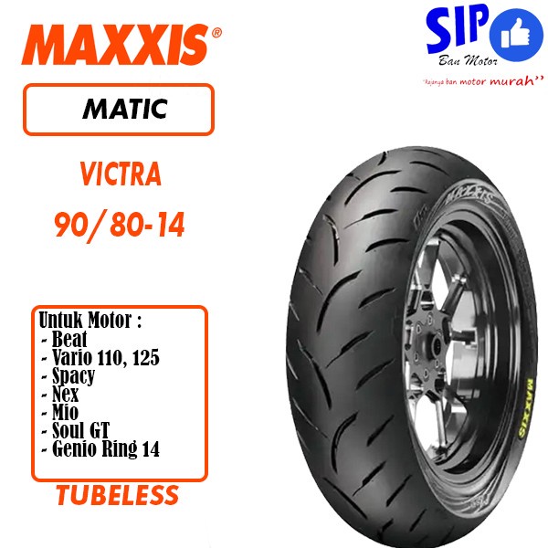 Jual Ban Motor Matic Maxxis Victra 90 80 14 Mio Beat Vario Lexi