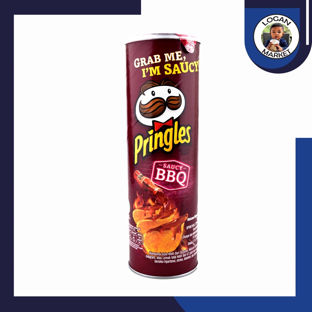 Jual Pringles Saucy Bbq Barbeque Gram Gram Shopee Indonesia