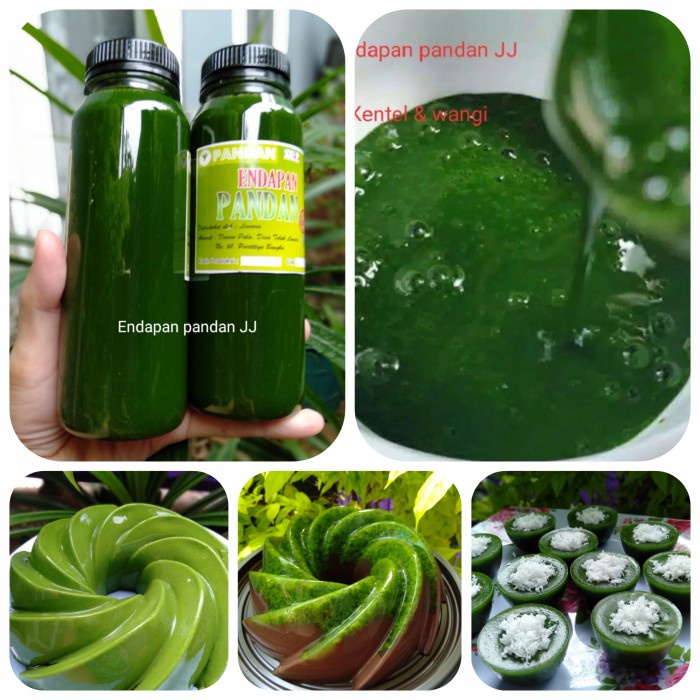 Jual Endapan Daun Pandan Wangi Murni Tanpa Campuran Daun Suji