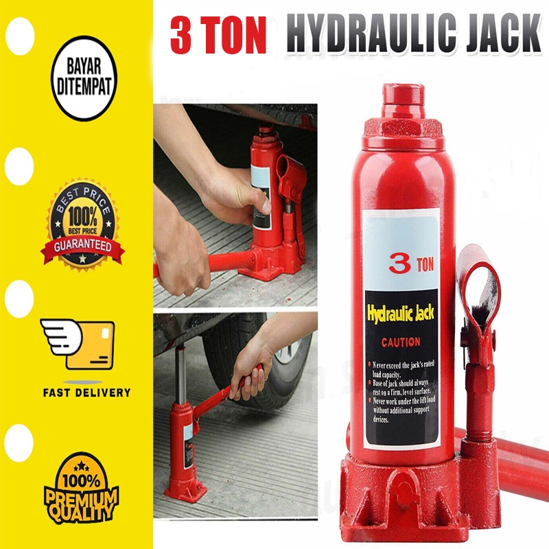 Jual Ton Dongkrak Mobil Hidrolik Botol Lifting Jack Auto Perbaikan