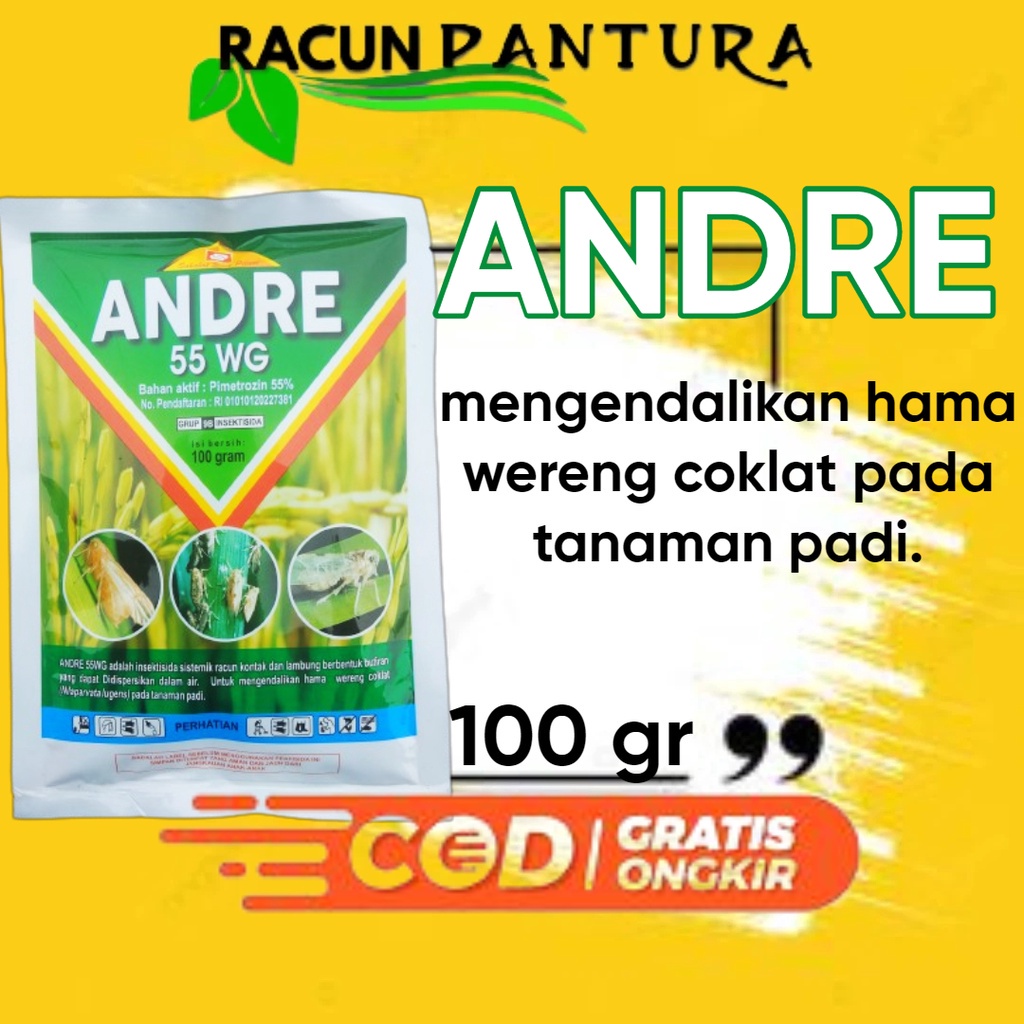 Jual Insektisisa Andre Wg Gram Mengendalikan Hama Wereng Coklat