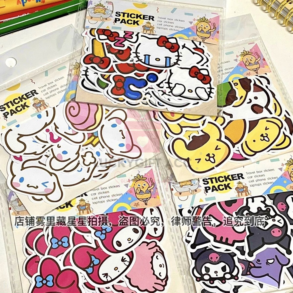 Jual Pcs Sticker Kertas Aesthetic D Sanrio Stiker Decor