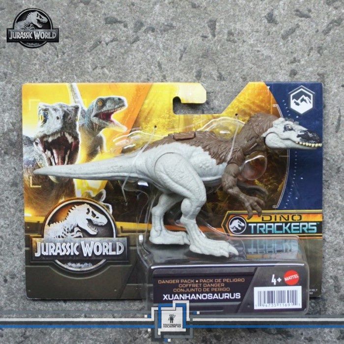 Jual Jurassic World Dino Trackers Danger Pack Xuanhanosaurus Raptor